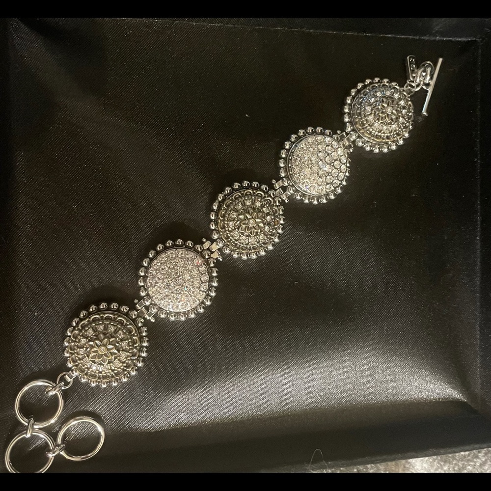 Beautiful Silver Plated Ginger Snap Bracelet